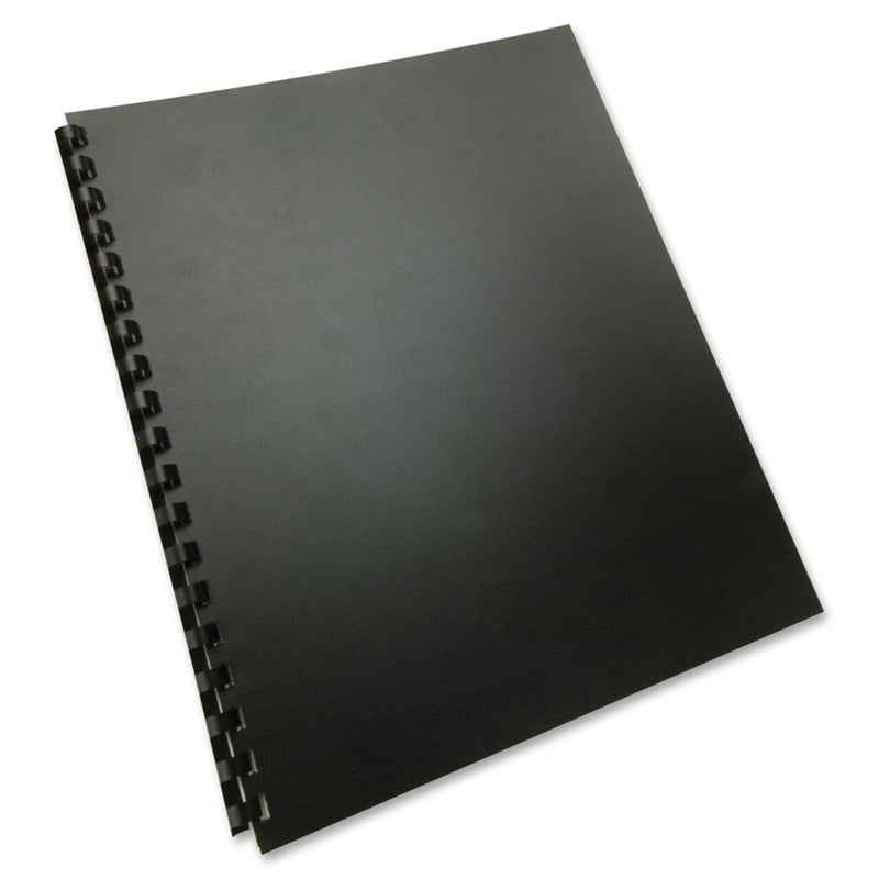 GBC Poly Binding Cover, 11"x8-1/2", 100% Recycled, Black, 25-Pack (25818) - Image 4